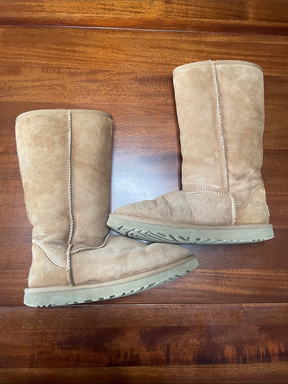UGG Classic Tall Suede Boots in Chestnut/Tan